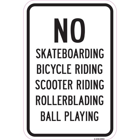Signmission Safety Sign, 12 in Height, Aluminum, 18 in Length, 24954 A-1218-24954